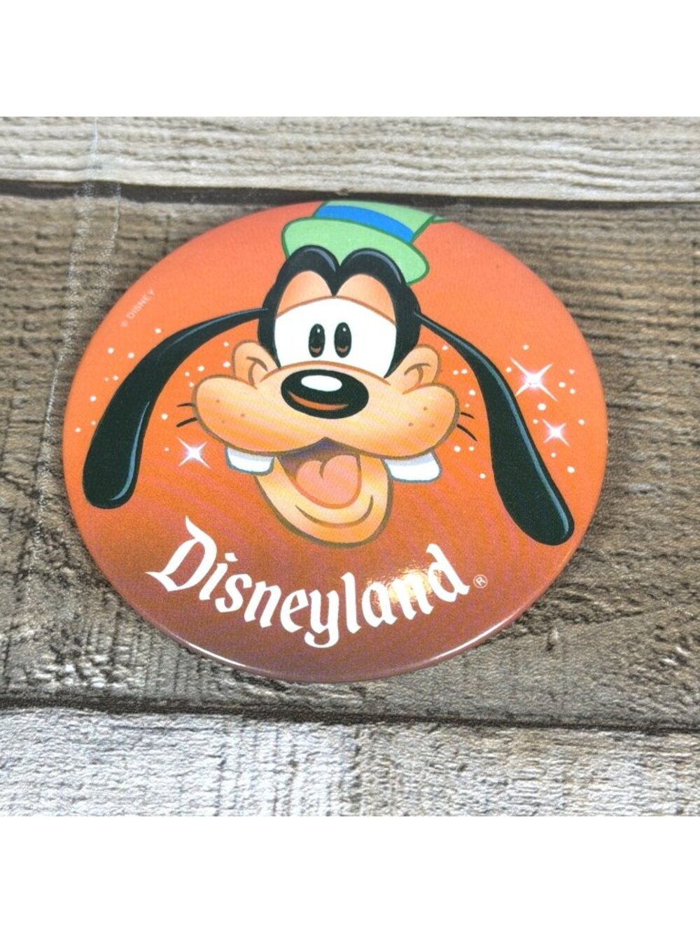 Vintage Disneyland Disney Lot Set Blue Diamond 60th Magnet Goofy Button Keychain - Picture 2 of 13